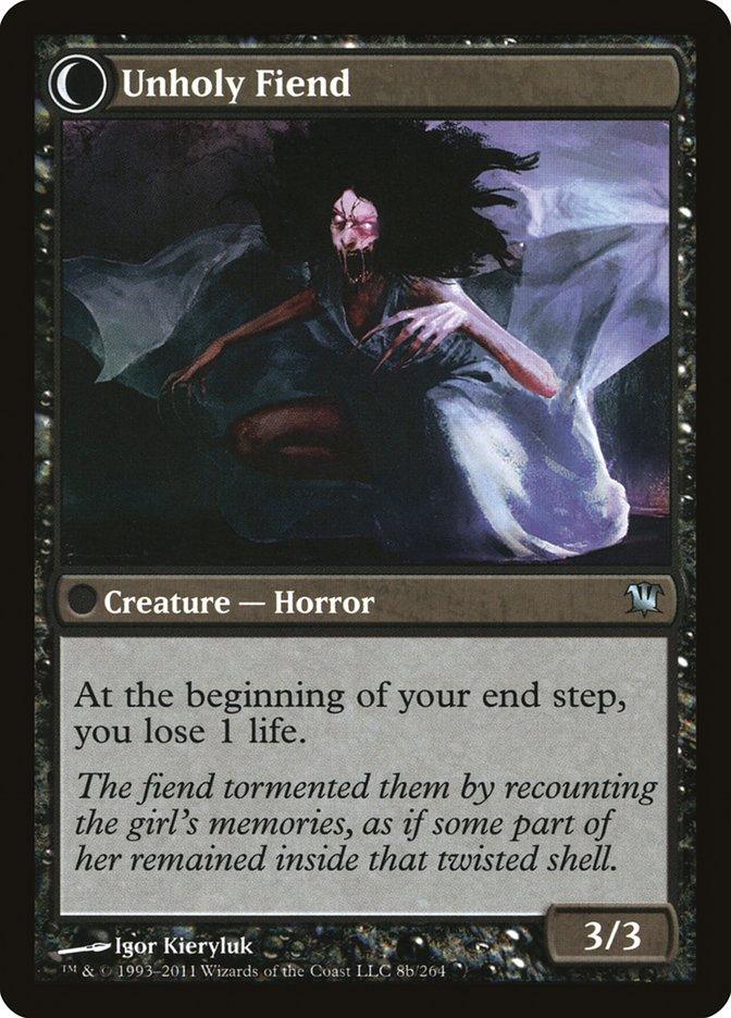 Cloistered Youth // Unholy Fiend [Innistrad] - Rocket TCG