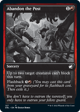 Abandon the Post [Innistrad: Double Feature] - Rocket TCG