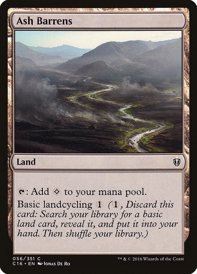 Ash Barrens [Commander 2016] - Rocket TCG