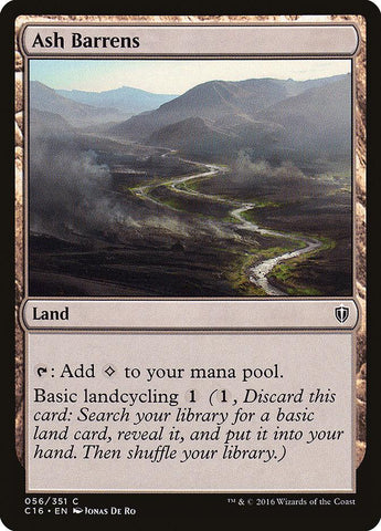 Ash Barrens [Commander 2016] - Rocket TCG