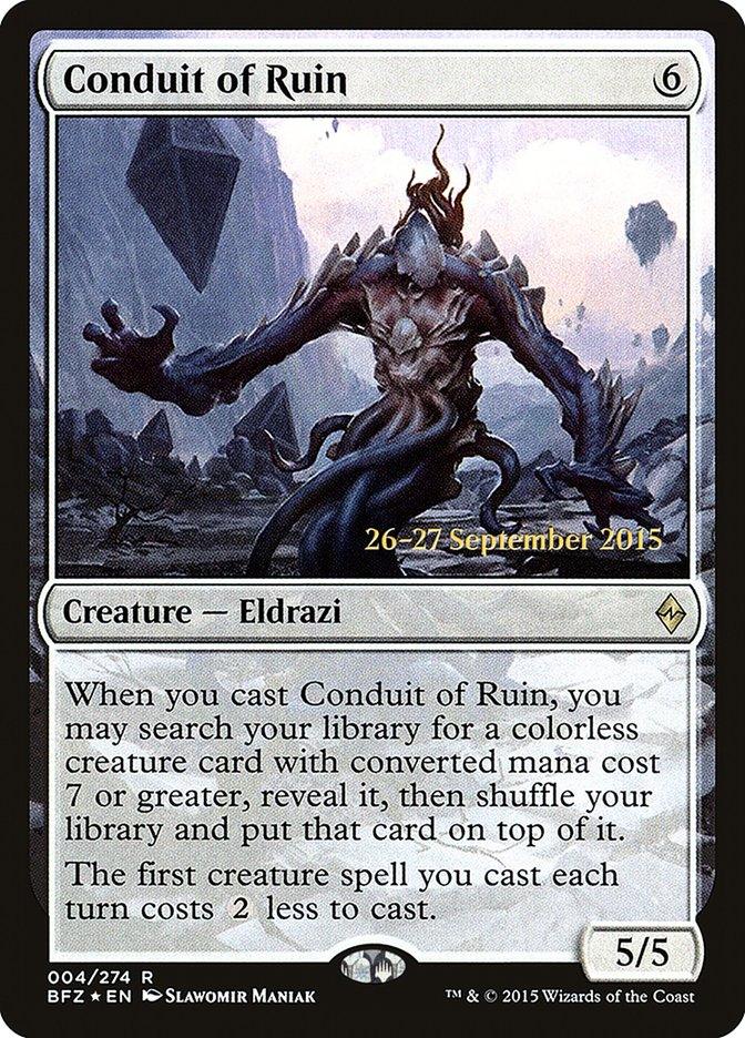 Conduit of Ruin [Battle for Zendikar Prerelease Promos] - Rocket TCG