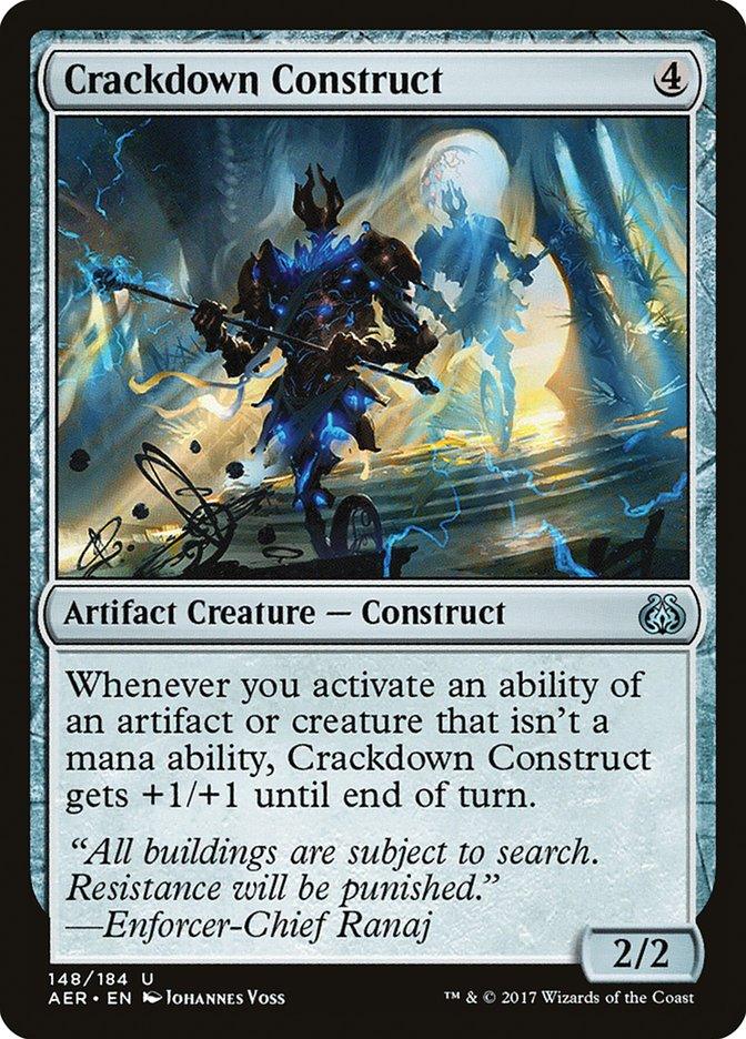 Crackdown Construct [Aether Revolt] - Rocket TCG
