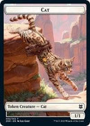 Cat // Construct Double-sided Token [Zendikar Rising Tokens] - Rocket TCG