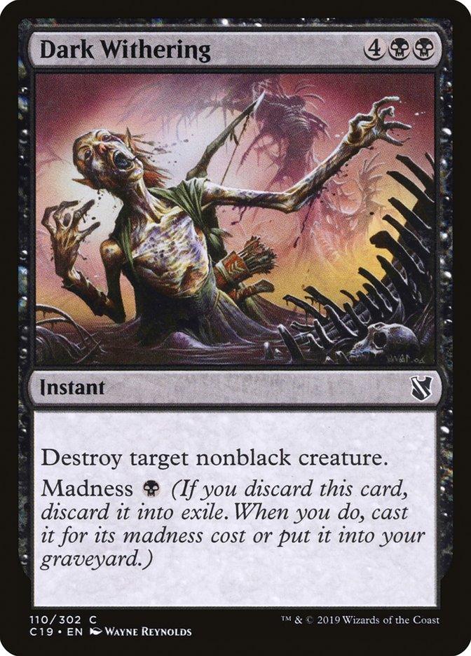 Dark Withering [Commander 2019] - Rocket TCG