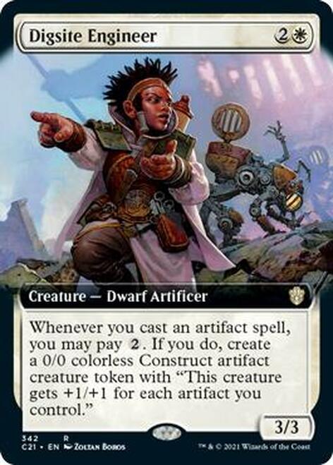 Digsite Engineer (Extended Art) [Commander 2021] - Rocket TCG