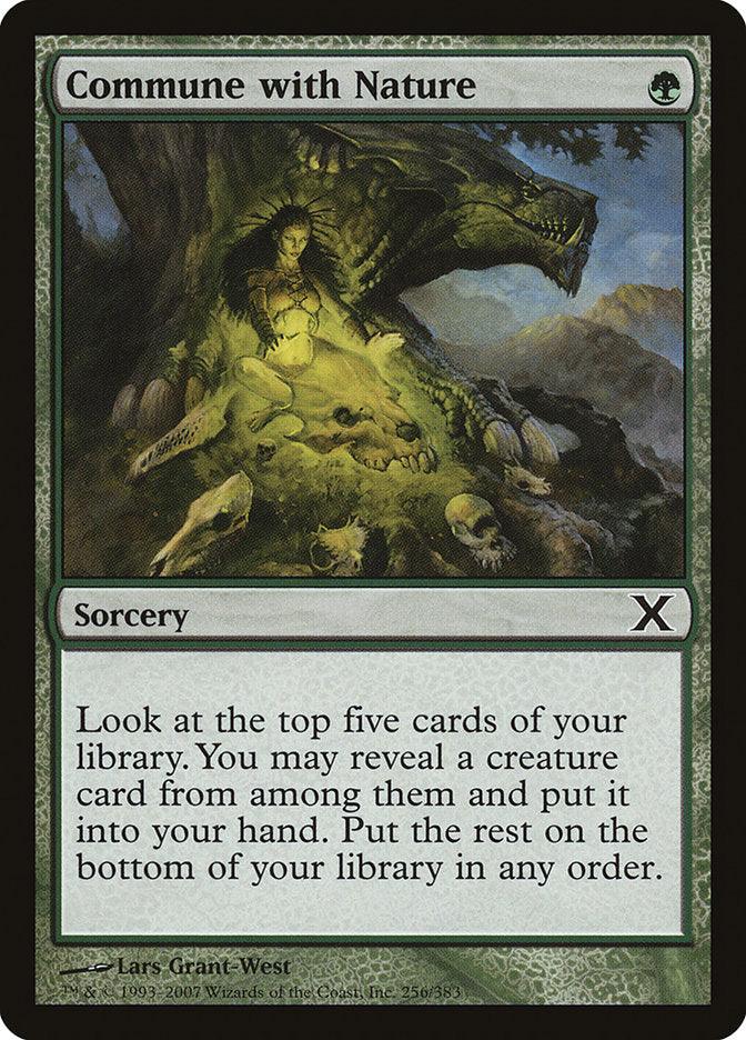 Commune with Nature [Tenth Edition] - Rocket TCG