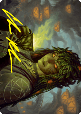 Dina, Soul Steeper Art Card (Gold-Stamped Signature) [Strixhaven: School of Mages Art Series] - Rocket TCG