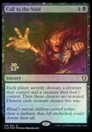 Call to the Void [Commander Legends: Battle for Baldur's Gate Prerelease Promos] - Rocket TCG