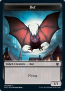 Blood // Bat Double-sided Token [Innistrad: Crimson Vow Commander Tokens] - Rocket TCG